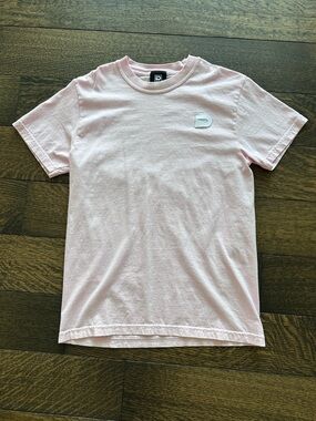 The Drip Shop Boys Crew Neck Short-Sleeve Tee in Pale Pink